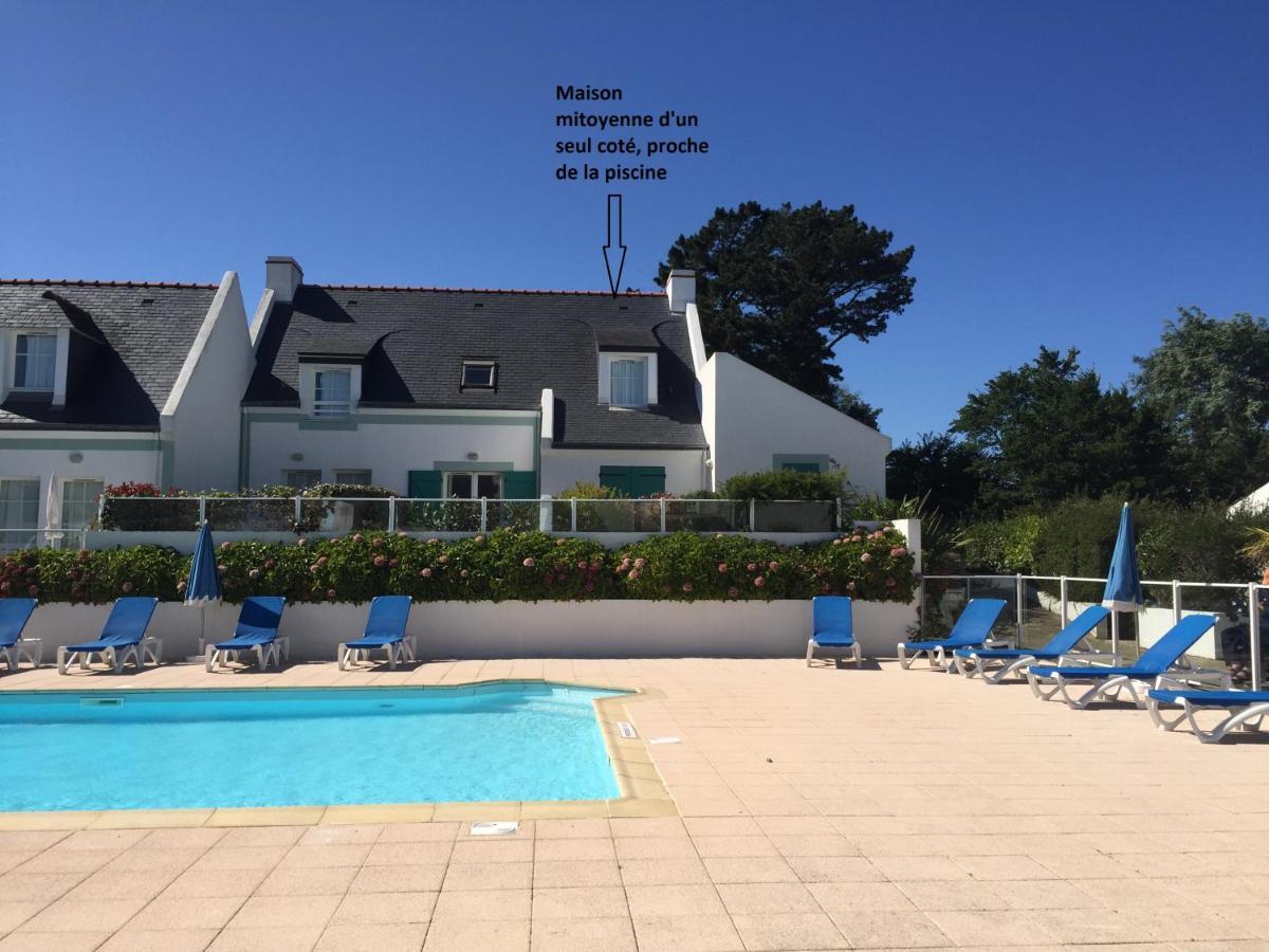 Maison De Vacances De 56 M2 Dans Residence Avec Piscine Chauffee Proche Plages Locmaria Zewnętrze zdjęcie